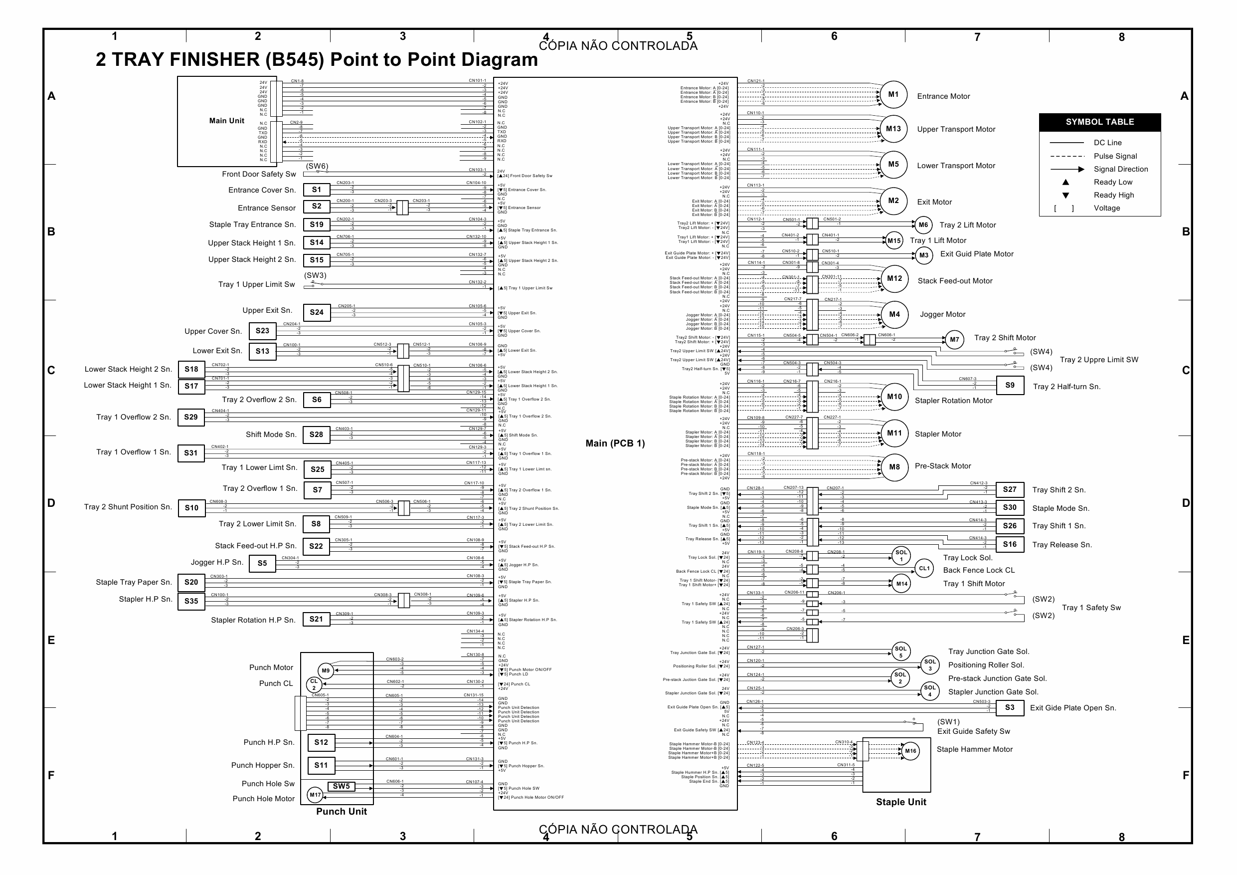 RICOH Aficio 2035e 2045e B135 B182 B138 B183 Circuit Diagram-5